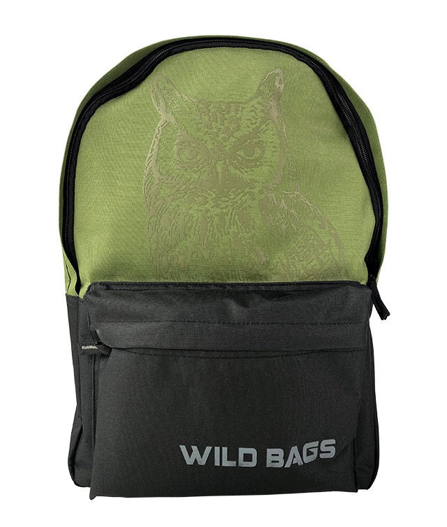 Ghiozdan pentru gimnaziu, 2 compartimente, inchidere fermoar, bufnita - imagine 4